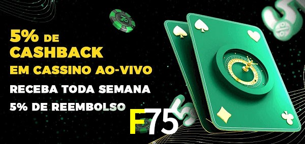 Promoções do cassino ao Vivo F75