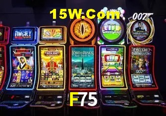 Tela de boas-vindas e lobby de jogos do aplicativo F75
